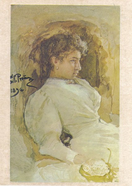 Репин портрет пианистки