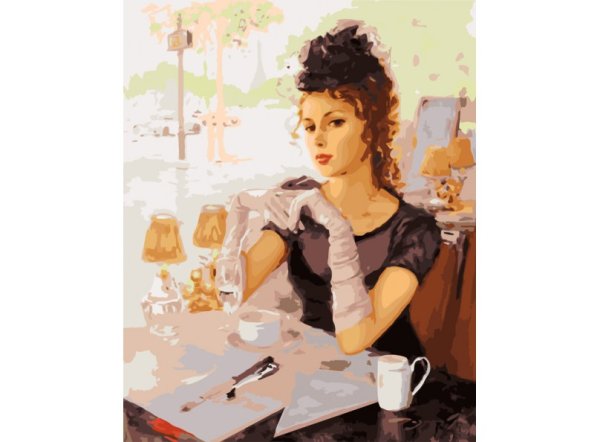 Портрет человека по номерам