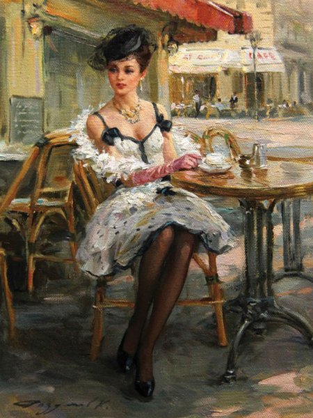 Парижанка картины Константин Разумов