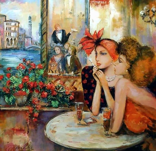 Художник LOVILLA Chantal. Италия