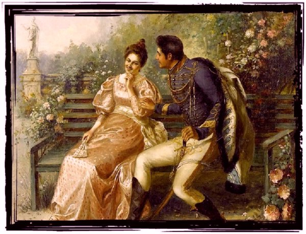 Гусары и дамы живопись