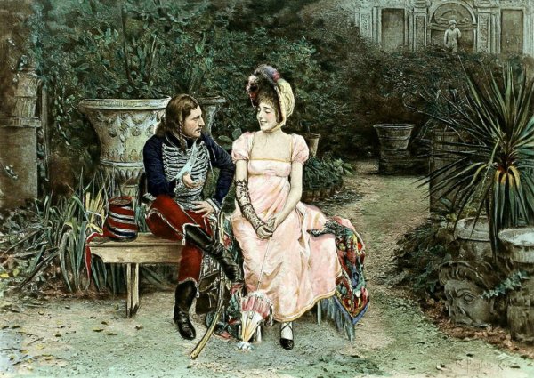 Гусары и дамы живопись