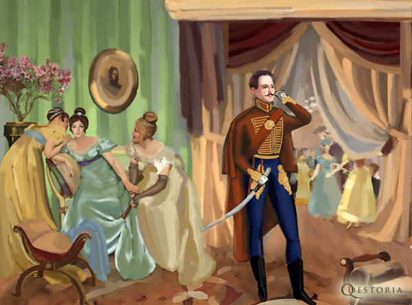 Гусары бал живопись 19 века