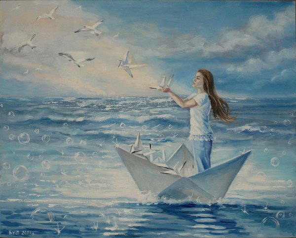 Девочка с корабликом