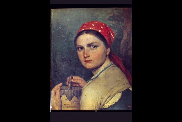 Венецианов «девушка с Бураком». Около 1824