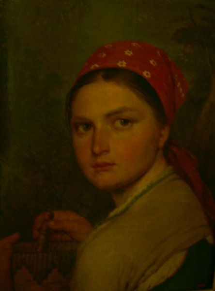 Венецианов «девушка с Бураком». Около 1824
