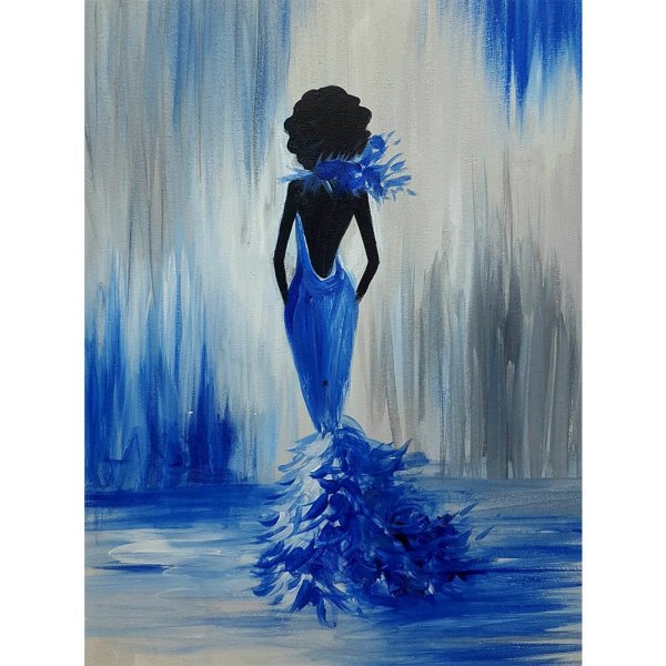 Картина женский силуэт