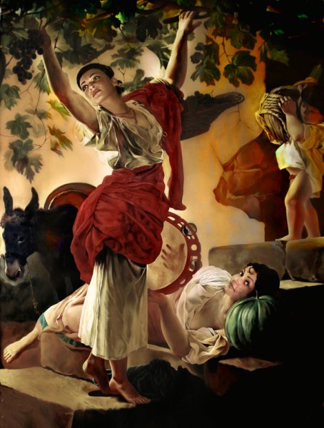 Карл Павлович Брюллов девушка собирающая виноград