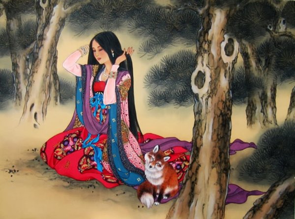 Китайские сказки иллюстрации