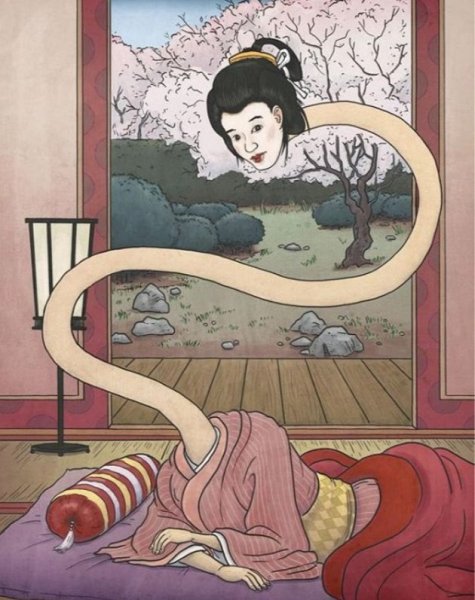 Рокурокуби мифология Япония