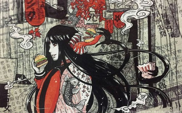 Японская мифология Футакучи-Онна