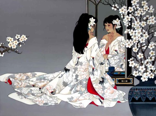 Японская мифология Ёкаи Кицунэ