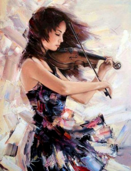 Картина Гунин Александр скрипка