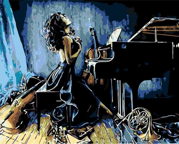 Живопись в стиле блюз