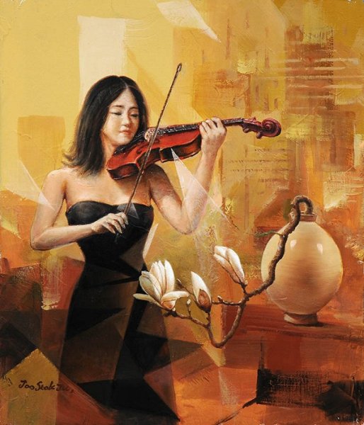 Южнокорейский художник Joo Seok ju