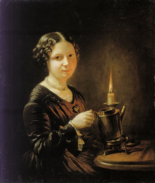 Картина Василия Андреевича Тропинина Кружевница