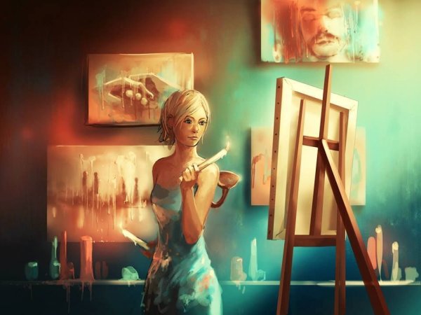 Холст художника