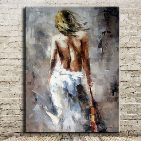 Девушка маслом на холсте