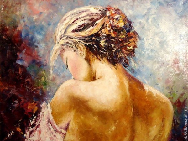 Картина девушка