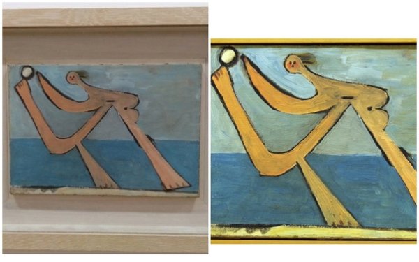 Пабло Пикассо «сидящая Купальщица», 1929