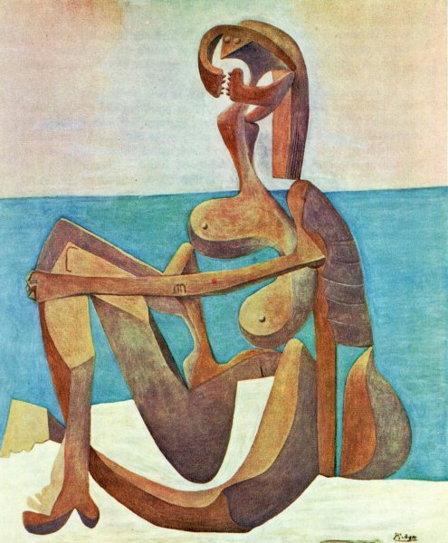 Пикассо Купальщица картина