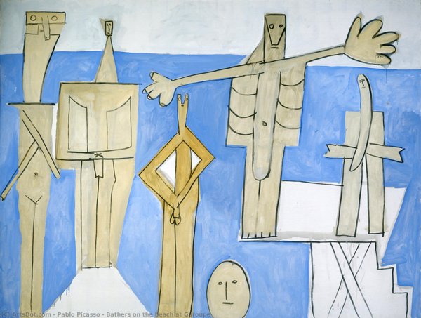 Пабло Пикассо «сидящая Купальщица», 1929