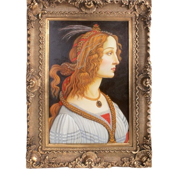 Хаустенберг девушка с медальоном