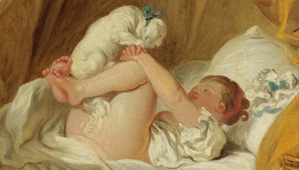 Жан Оноре Фрагонар собачкой