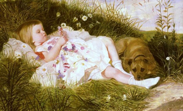 Фрагонар спящая нимфа