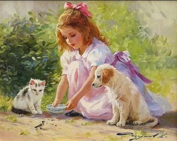 Маргерит Жерар Триумф кошечки