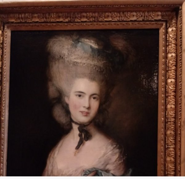 Томас Гейнсборо дама в голубом картина