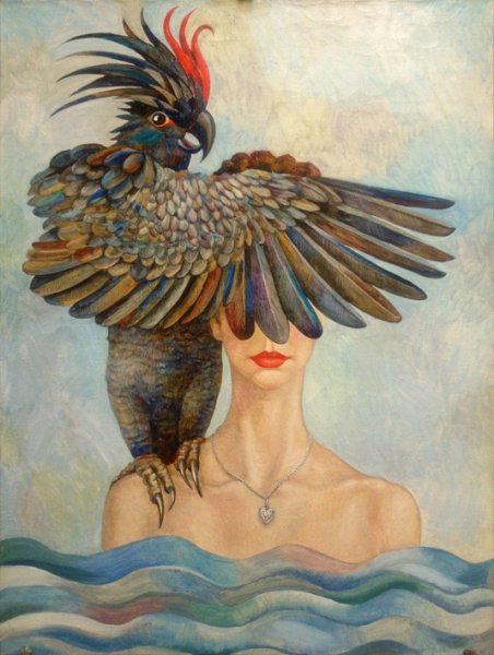 Картина Фрида с попугаем