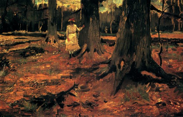 Винсент Ван Гог девушка в белом