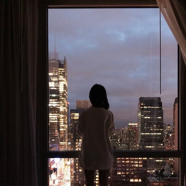 Одиночество девушка