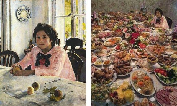 Леонардо да Винчи девочка с персиками