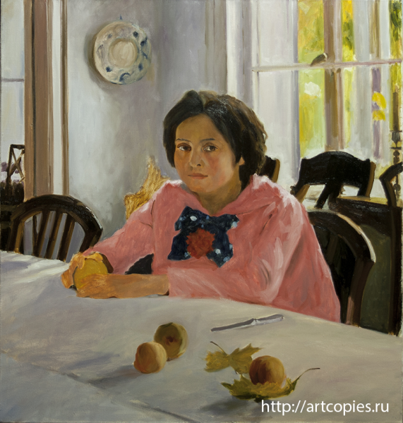 Серов девочка с персиками