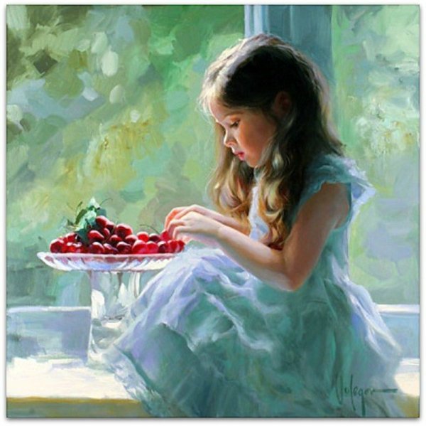 Волегов Владимир художник картины девочка