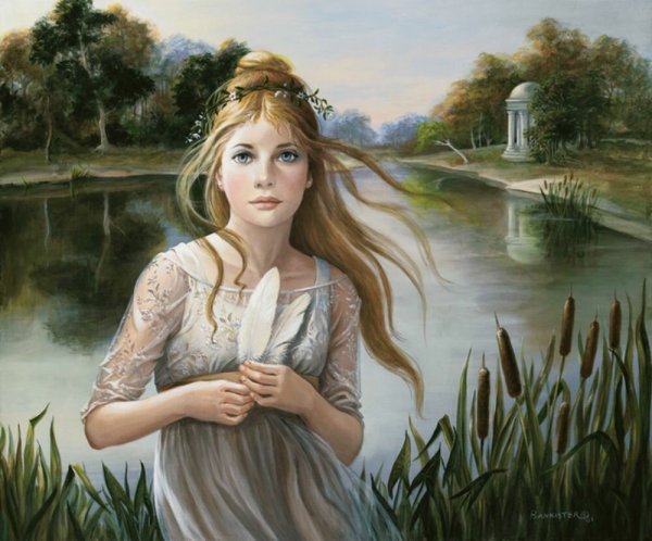 Славянская девушка арт