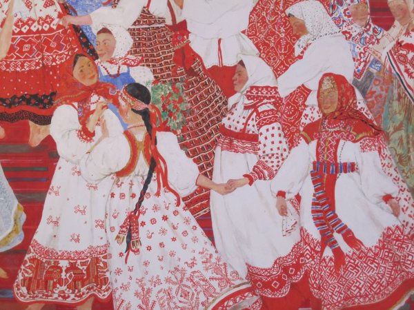 "Русская свадьба" художник Людмила Елесина