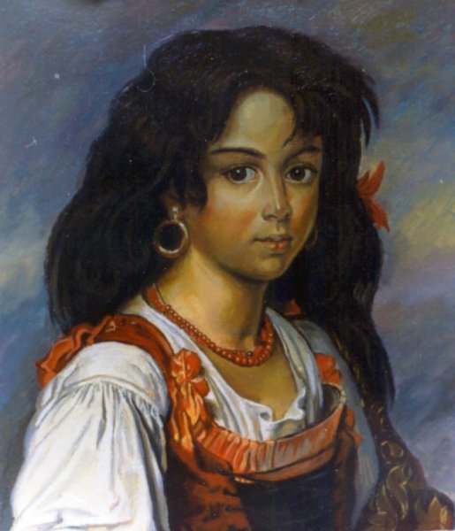 " Восточные красавицы . " Художник Ремзи Таскариан .