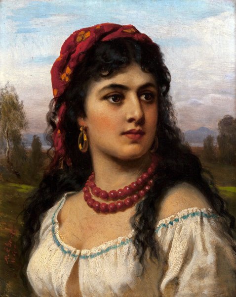 Портрет цыганки в Красном