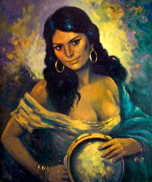 Испанский художник Francisco Ribera Gomez (1907 – 1990).