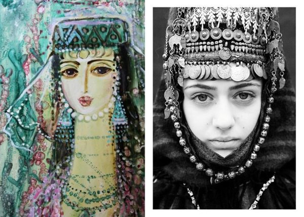 Девушка в горах Армении