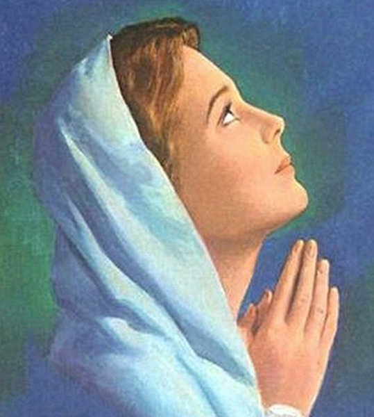 Облик женщины в молитве