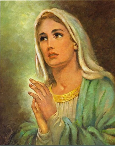 Дева Мария портрет