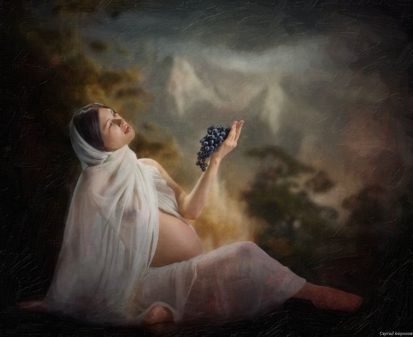 Беременные женщины в живописи