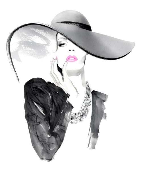 Дама в шляпе