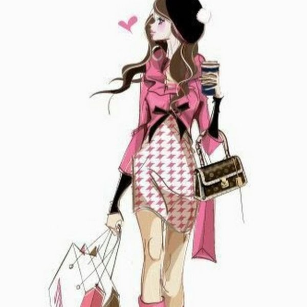 Иллюстрации стильных девушек