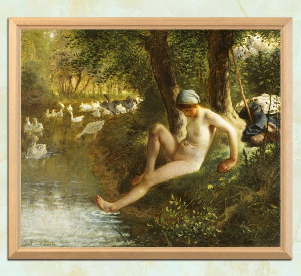 Жан-Франсуа Милле пастушка