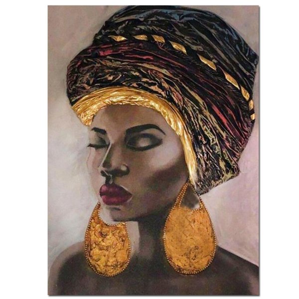 Картина африканка